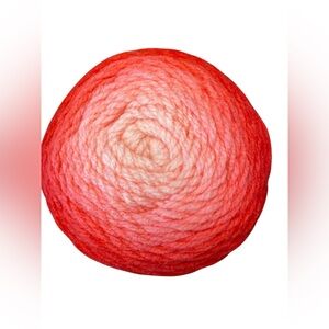 Lion Brand Yarn Cake 558-202DE Mandala Gradient Yarn Red NEW 5.29 oz 295 Yards